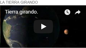 la tierra girando